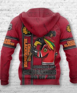 Show Your Team Spirit During Retirement With This Chicago Blackhawks Hoodie - 3D I'M Retired Gifts For Fans