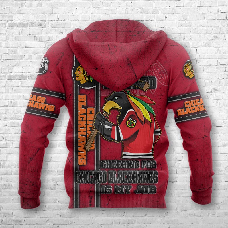 Show Your Team Spirit During Retirement With This Chicago Blackhawks Hoodie - 3D I'M Retired Gifts For Fans