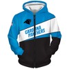 Show Your Team Spirit With This Carolina Panthers All Over Print 3D Hoodie Zip Hoodie