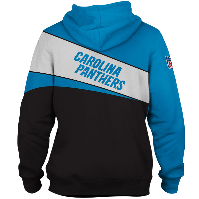 Show Your Team Spirit With This Carolina Panthers All Over Print 3D Hoodie Zip Hoodie