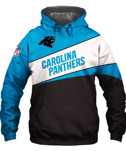 Show Your Team Spirit With This Carolina Panthers All Over Print 3D Hoodie Zip Hoodie