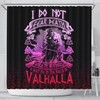 Shower Curtains with Quotes - Warrior Valhalla Norse Vikings 3D Print Pattern for Bathroom/Laundry Waterproof