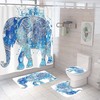 Simple Yet Elegant Elephant Shower Curtain For Your Bathroom