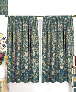 Simply Flower Thief William Morris Print Shower Curtains - Bedroom Kitchen Living Room Garden Cushion Bathroom Decor