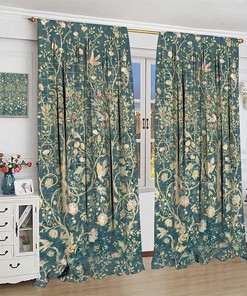 Simply Flower Thief William Morris Print Shower Curtains - Bedroom Kitchen Living Room Garden Cushion Bathroom Decor