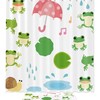 Singing Frog Shower Curtain - Waterproof Bathroom Curtain