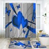 Sketch Dachshund Dog Waterproof Shower Curtain, Cute Bathroom Decor
