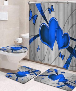 Sketch Dachshund Dog Waterproof Shower Curtain, Cute Bathroom Decor