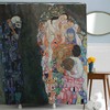Skull Astronaut Galaxy Fabric Shower Curtain, Sci-Fi Bathroom Decor