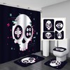 Skull Gamepad - Video Game Shower Curtain for Bathroom Decor