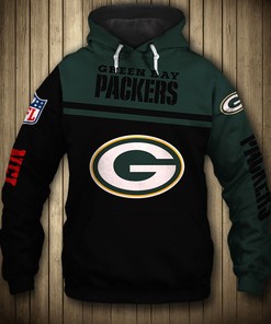 Skull Graphic All Over Print 3D Hoodie For Fans Of Green Bay Packers