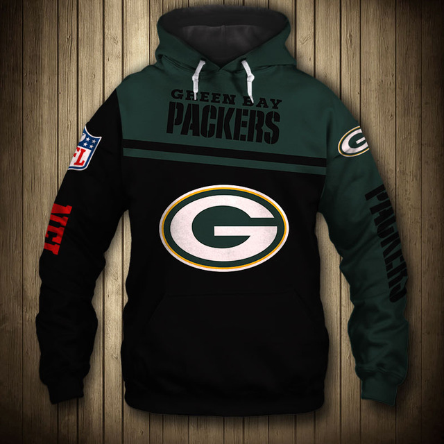 Skull Graphic All Over Print 3D Hoodie For Fans Of Green Bay Packers