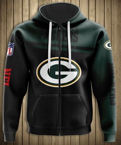 Skull Graphic All Over Print 3D Hoodie For Fans Of Green Bay Packers