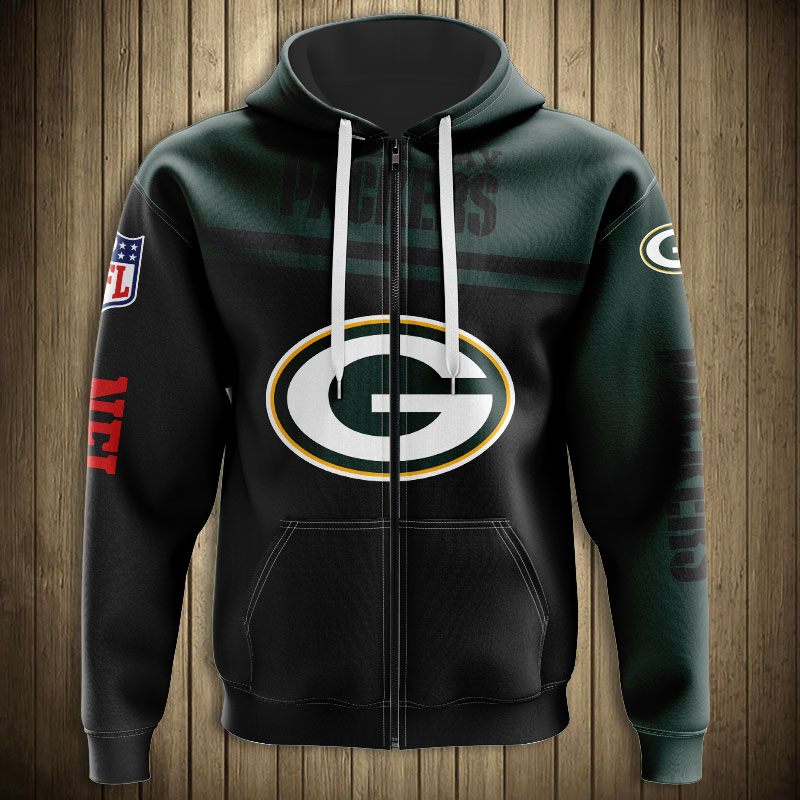 Skull Graphic All Over Print 3D Hoodie For Fans Of Green Bay Packers