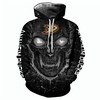 Skull Hoodie - Anaheim Ducks 3D Long Sleeve Nhl Hoodies Edition