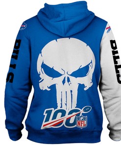 Skull Printed All Over Print Baltimore Ravens Hoodie 3D Gifts For Fans Of All Ages
