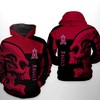Skull Punisher Hoodie - Los Angeles Angels Mlb Edition