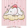Sleeping Cloud Elephant Shower Curtain, Waterproof Bathroom Decor 