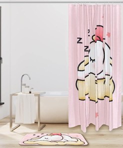 Sleeping Cloud Elephant Shower Curtain, Waterproof Bathroom Decor