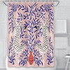 Small Shower Curtain with Leopard Leaves, RV Bathroom Decor