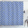 Small Spring Daisies Print Shower Curtain For A Quaint Bathroom