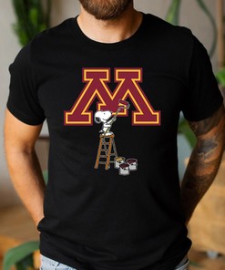Snoopy Paints The Football Men Women Sweatshirt - NCAA Logo T-Shirt