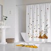 Snoopy & Woodstock AUTUMN LEAVES Shower Curtain for Chic Bathroom 