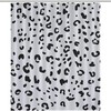 Snow Leopard Print Waterproof Shower Curtain For Bathroom