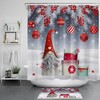 Snowflake Christmas Shower Curtain