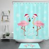 Snowflake Shower Curtain - Winter Bathroom Decor