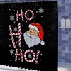 Snowman Decor Waterproof Shower Curtain - Fun Festive Bathroom Decor