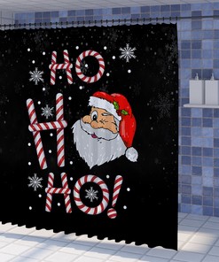Snowman Decor Waterproof Shower Curtain - Fun Festive Bathroom Decor