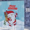 Snowman Decor Waterproof Shower Curtain - Wall Home Decor Christmas Decorations