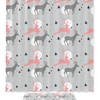 Snowy Deer Shower Curtain - Winter Wonderland Bathroom Decor