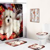Soft And Delicate Dog Shower Curtain For A Cozy Bathroom Feel