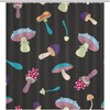 Soft Bath Curtain with Magic Cute Mushrooms Design - Perfect for Adding Playfulness to Your Bathroom. 