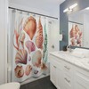 Soothing Seashell Harmony Nature Decorative Shower Curtain for Your Bathroom