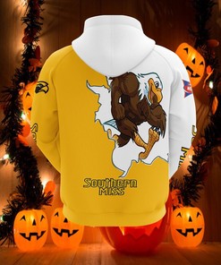 Southern Miss Golden Eagles All Over Print Hoodie - 3D Mascot Printed Gifts For Fans