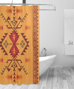 Southwest Indian Aztec Shower Curtain - Boho Bathroom Decor
