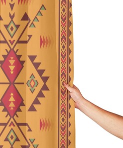 Southwest Indian Aztec Shower Curtain - Boho Bathroom Decor