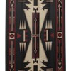 Southwest Native American Shower Curtain - Waterproof Bathtub Curtain with Cross Arrows and Tribal Design