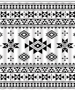 Southwest Native American Triangle Shower Curtain