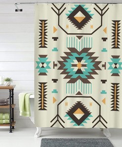 Southwest Navajo Pattern Shower Curtain for a Southwestern Look