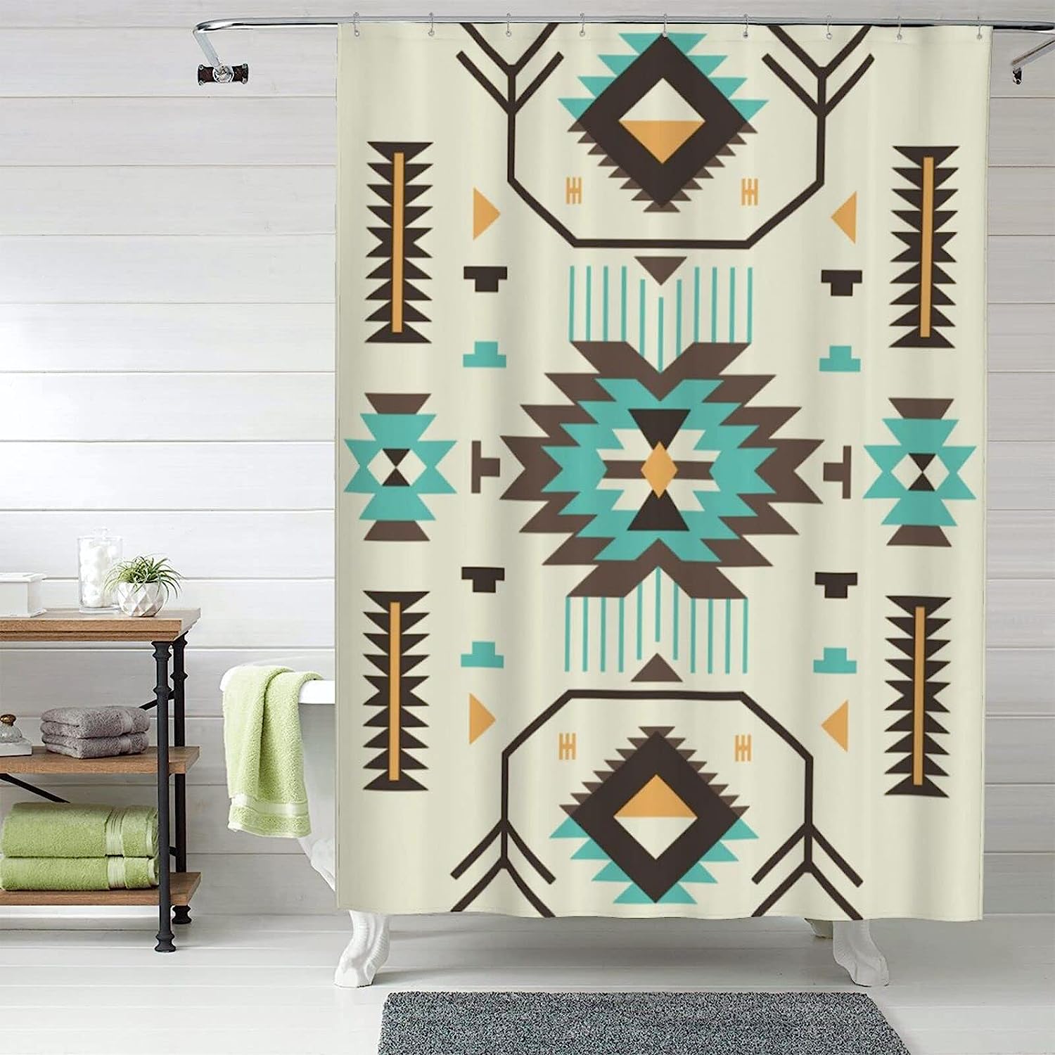Southwest Navajo Pattern Shower Curtain for a Southwestern Look