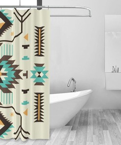 Southwest Navajo Pattern Shower Curtain for a Southwestern Look