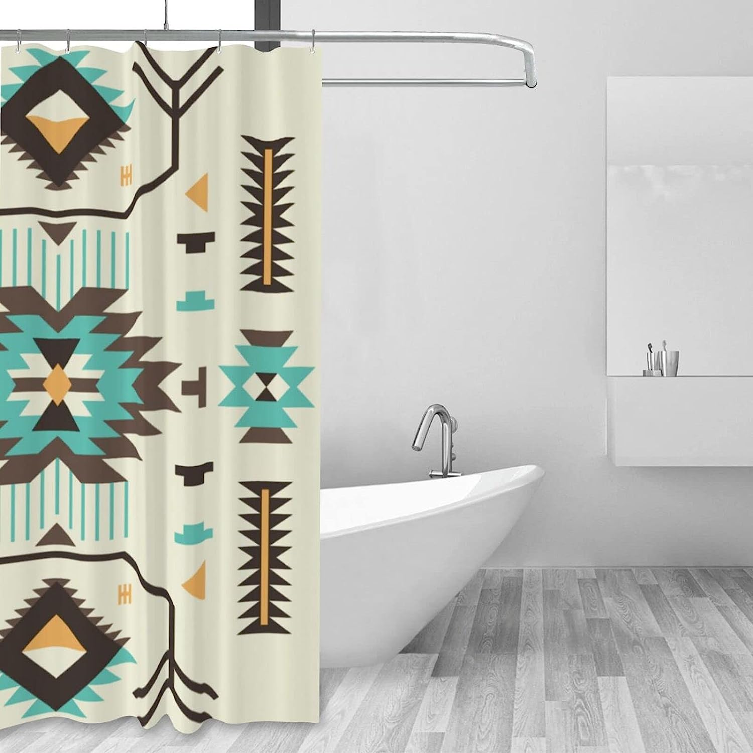 Southwest Navajo Pattern Shower Curtain for a Southwestern Look