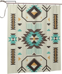 Southwest Navajo Pattern Shower Curtain for a Southwestern Look