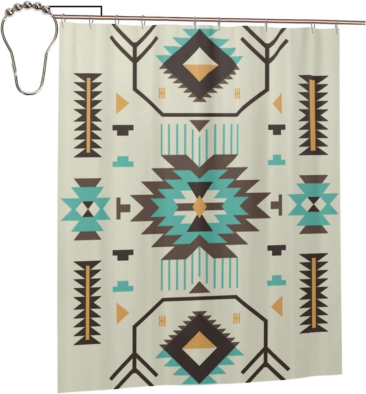 Southwest Navajo Pattern Shower Curtain for a Southwestern Look