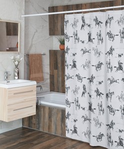 Southwestern Bathroom Decor Shower Curtain With Wild West Shower Curtain And Western Bathtub Curtain Design