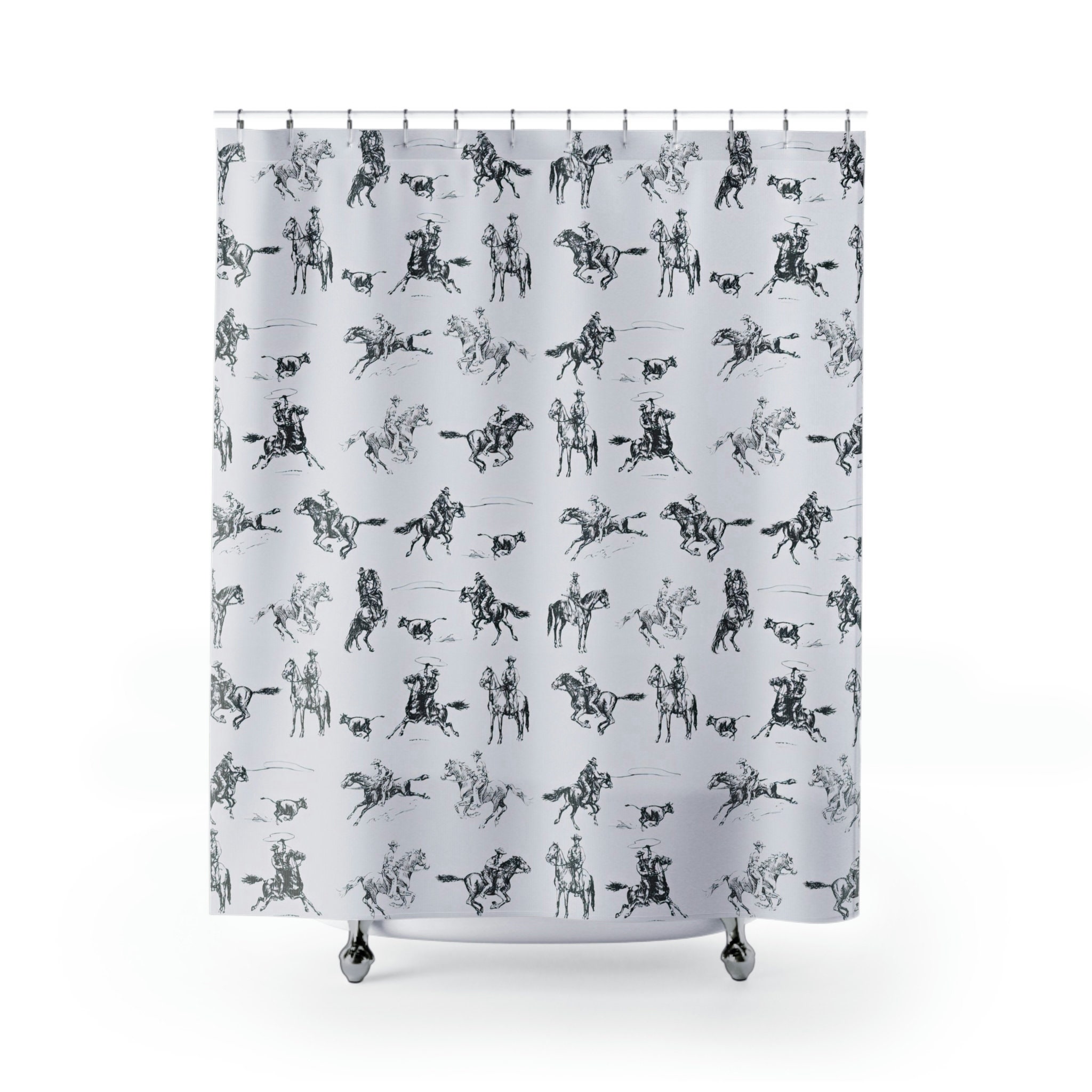 Southwestern Bathroom Decor Shower Curtain With Wild West Shower Curtain And Western Bathtub Curtain Design - Image 2